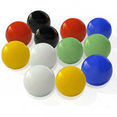 DODHEG glass marbles in red, blue, and green for play and crafts