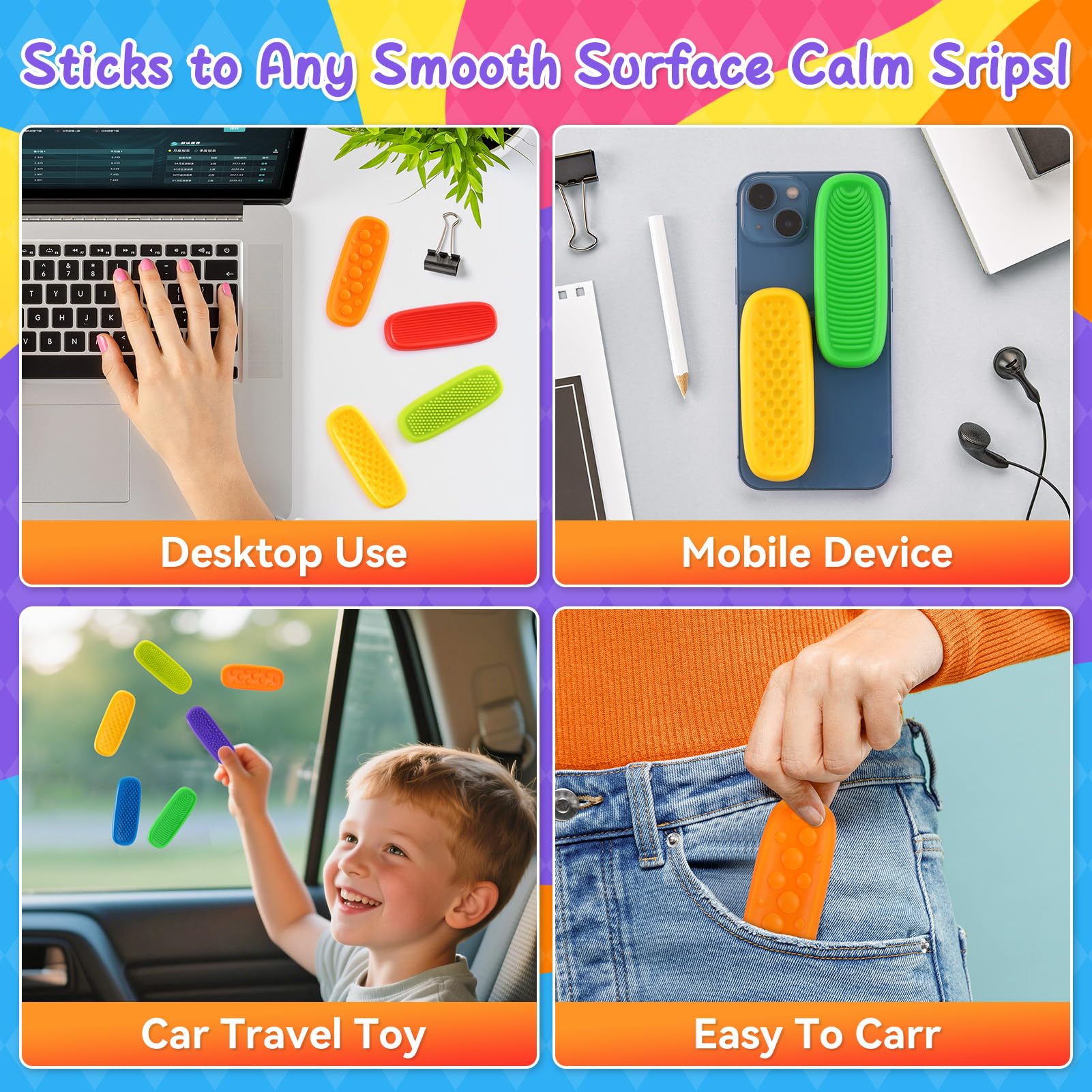 Dododol worry stones provide tactile anxiety relief on the go.