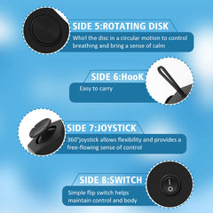 Dodomagxanadu fidget dodecagon protective case keeps it ready.