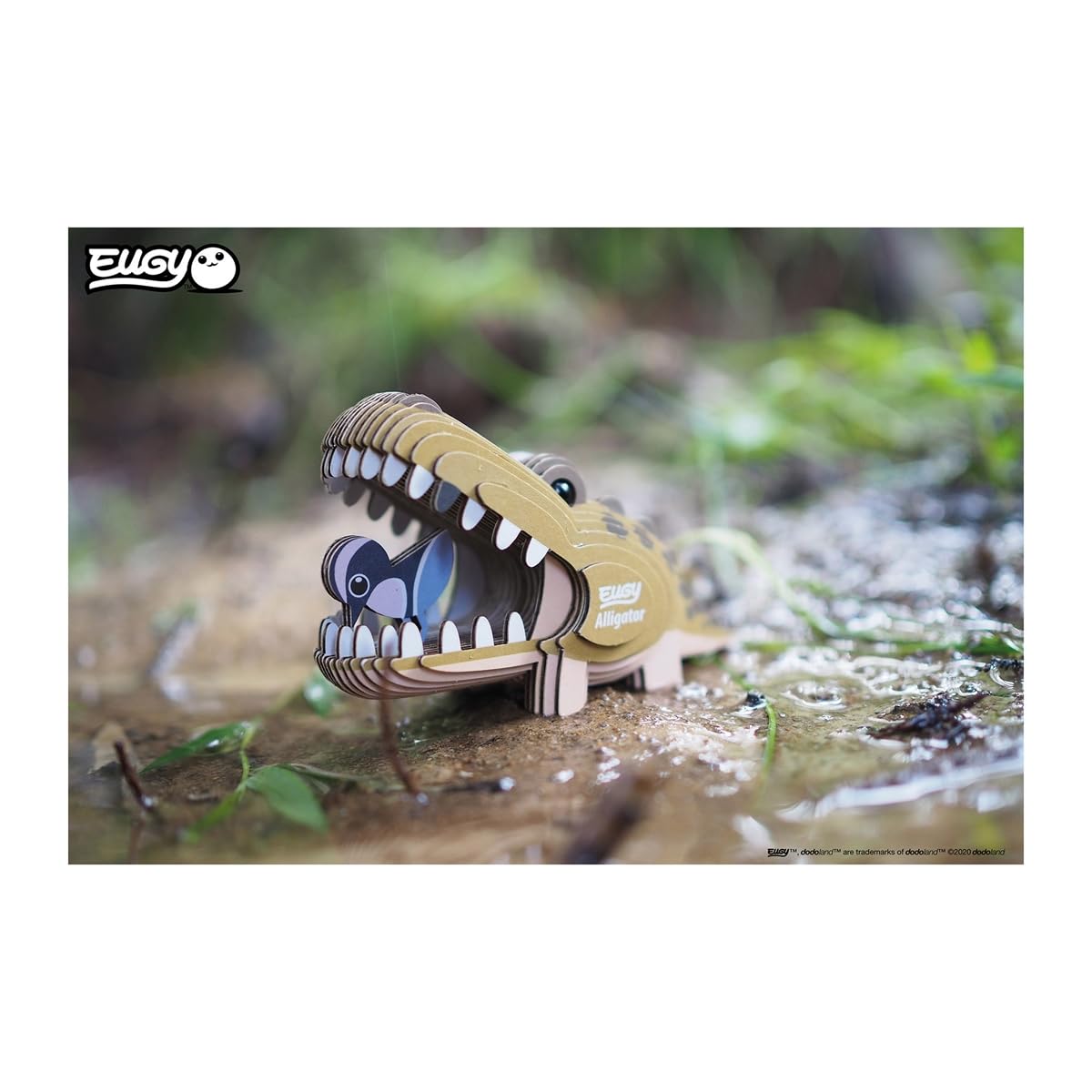 Dodoland Eugy Alligator fun-facts: sparks wildlife curiosity during the build.
