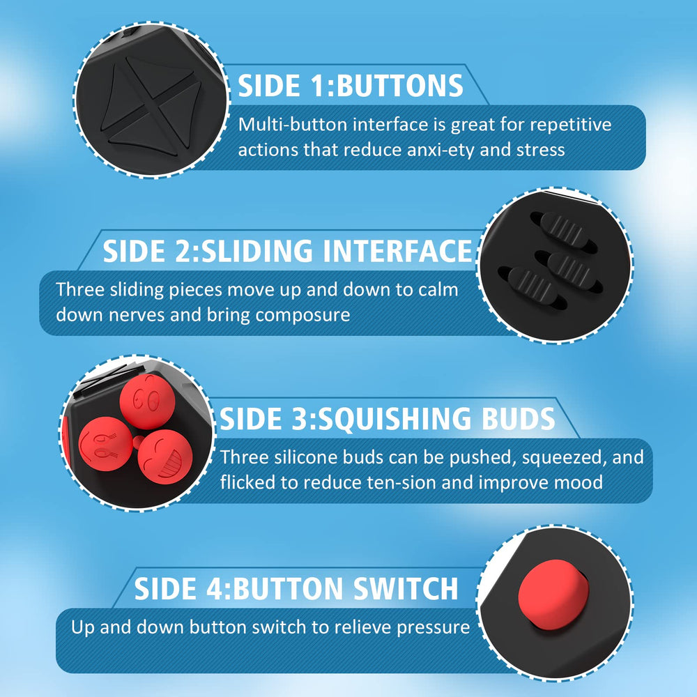DoDoMagxanadu fidget dodecagon gear buttons joystick closeup for tactile engagement