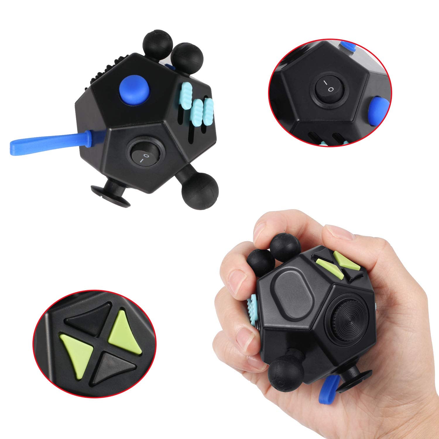 DoDoMagxanadu fidget dodecagon joystick for smooth gliding
