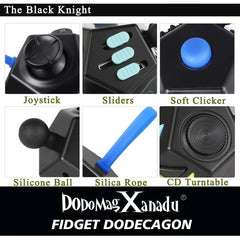 DoDoMagxanadu fidget dodecagon silicone ball for grip and squeeze