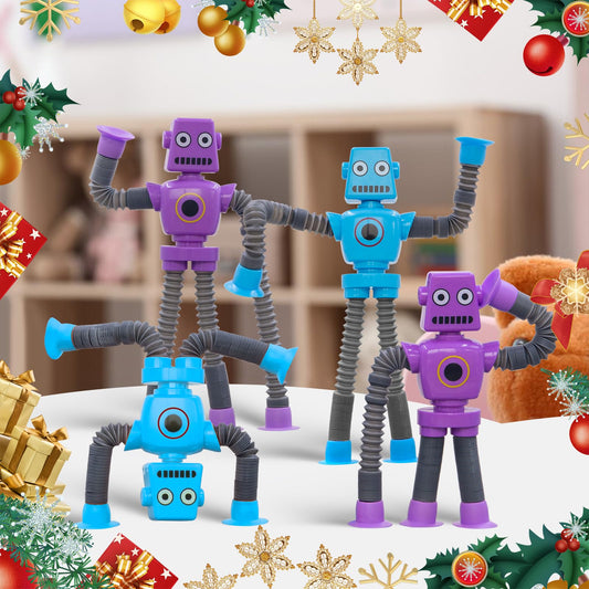 DoDoMagxanadu robot fidget with suction cups sticks to surfaces for versatile play