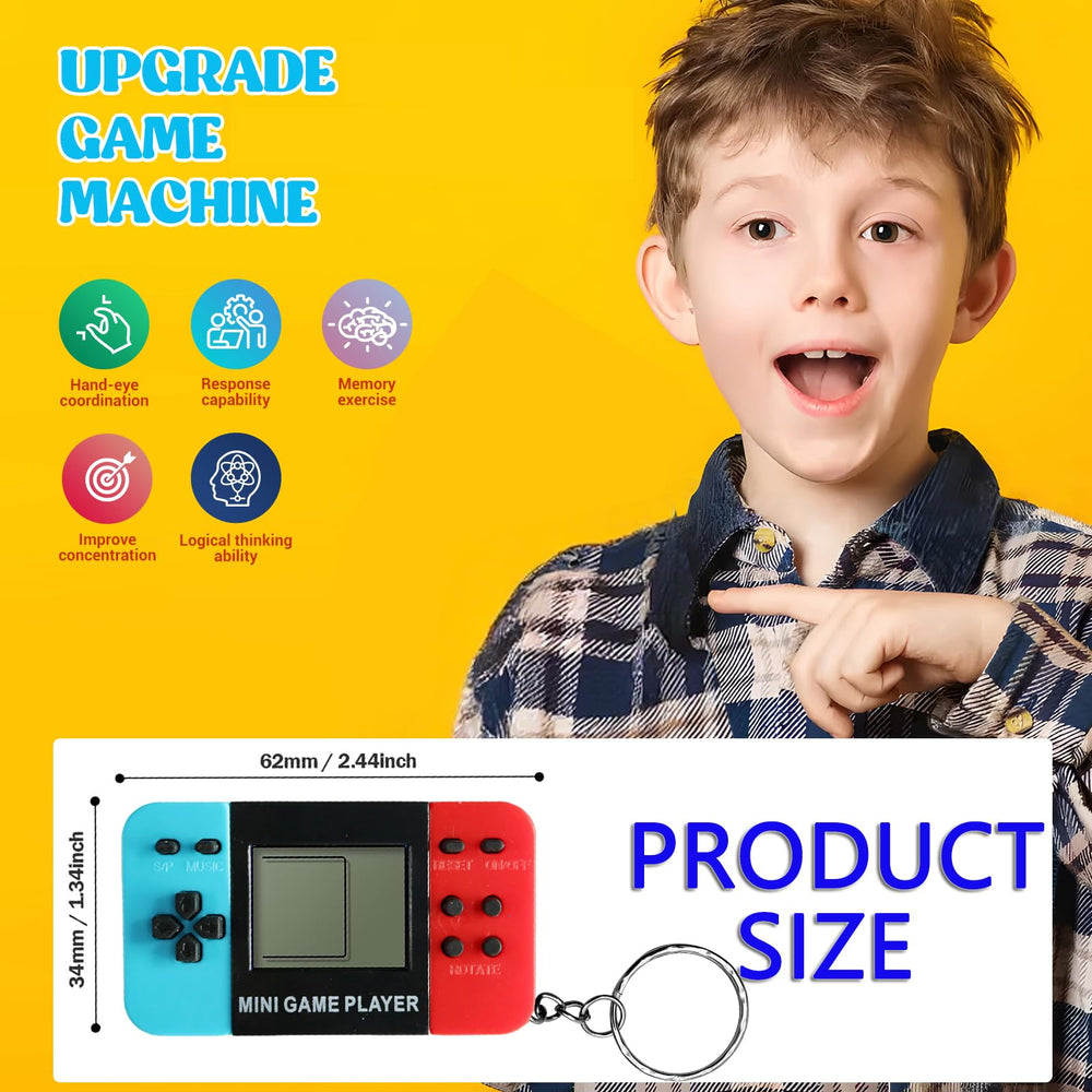 DOEA party favors for classrooms and rewards with sporty arcade-style keychains.