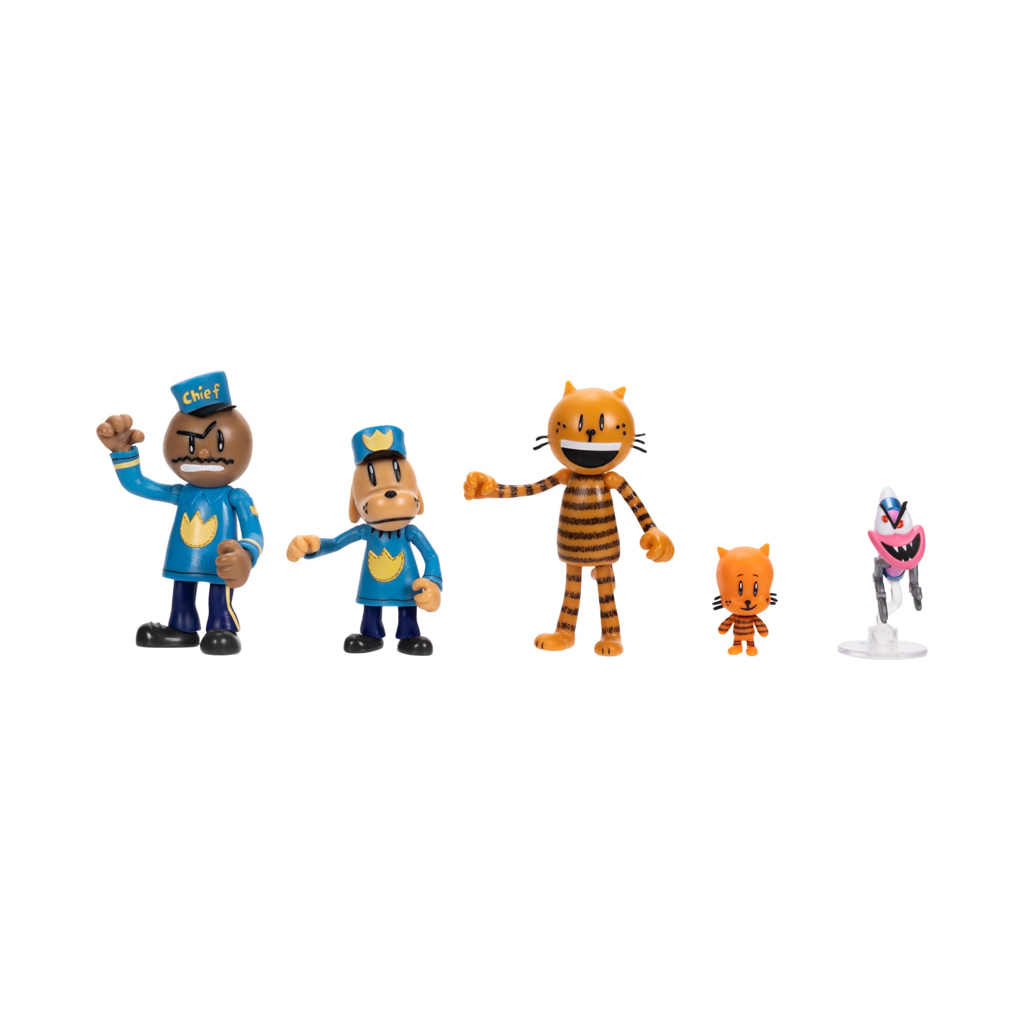 Dog Man Flippy figure adds action and character to playtime.