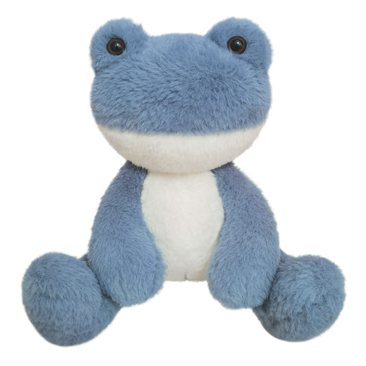 Doindute frog plush navy 8.5in invites warm hugs and bedtime comfort.