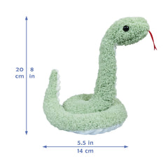 Doindute plush snake texture close-up emphasizes durable polyester fabric