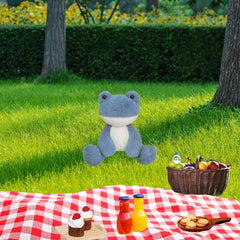 Doindute kid bedroom frog plush complements imaginative play and nighttime routines.
