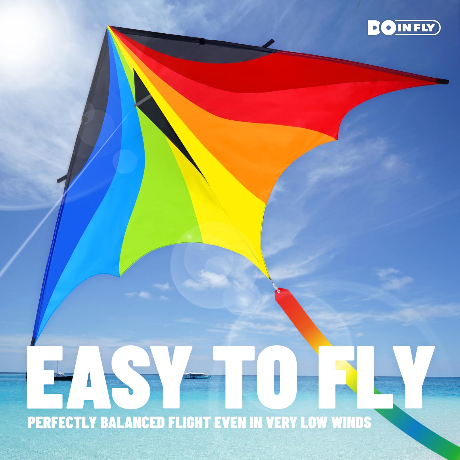 Doinfly kite being assembled for quick, family-friendly setup.