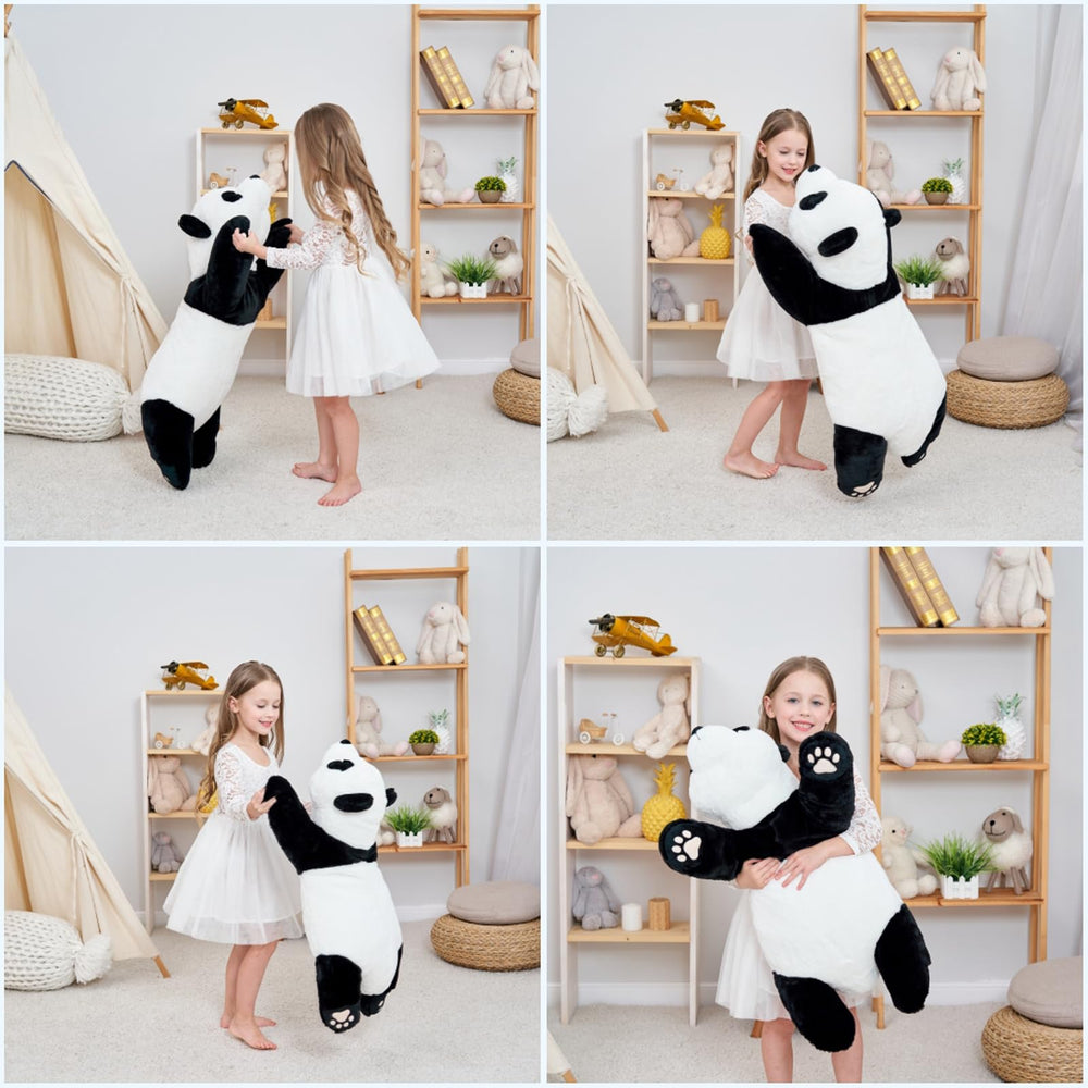 Doireum Panda weighted plush paws close-up highlighting texture