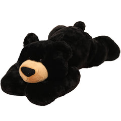 Doireum weighted bear plush front view; comforting, soft fur, and inviting silhouette.
