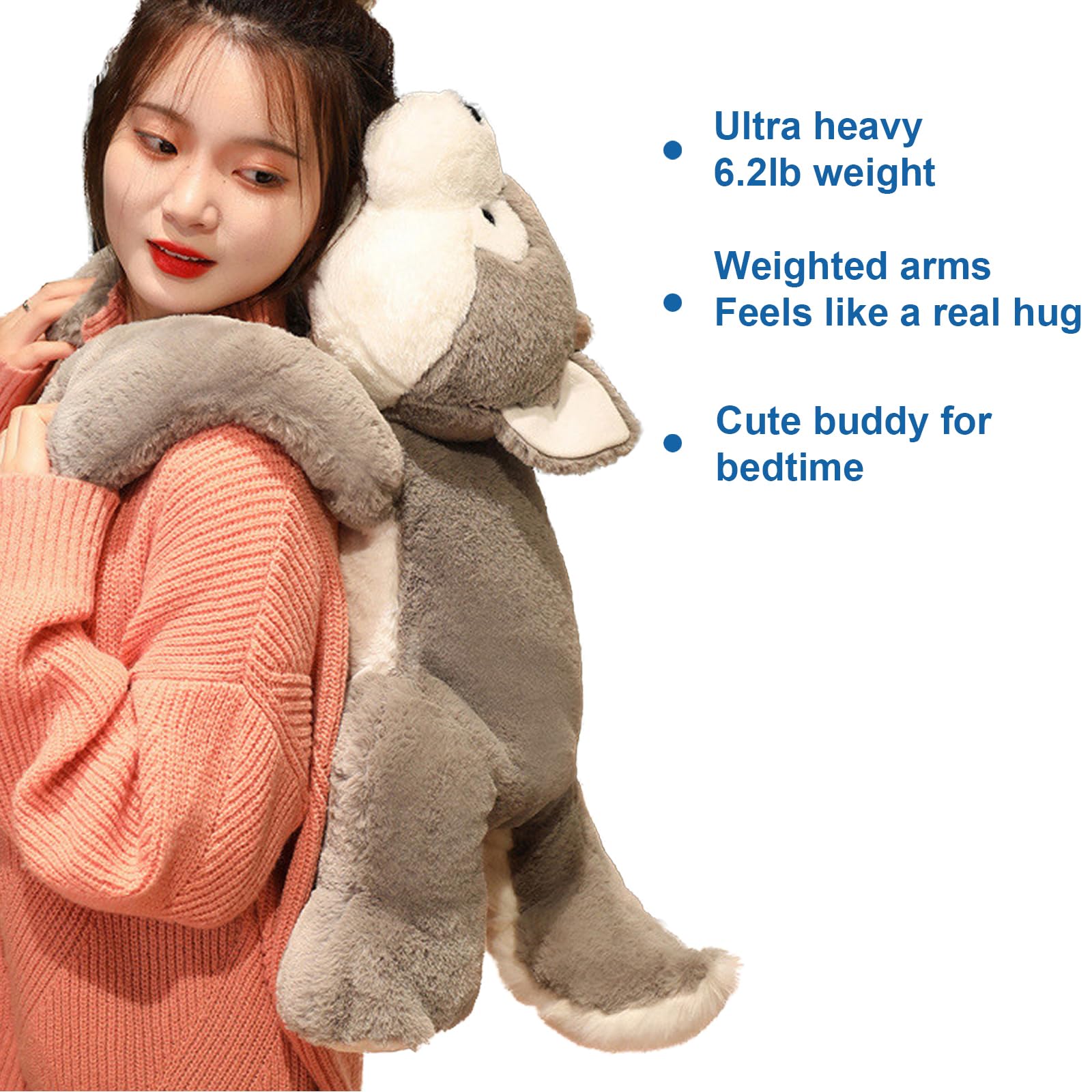 Doireum weighted dinosaur plush 50cm, display-friendly for kids