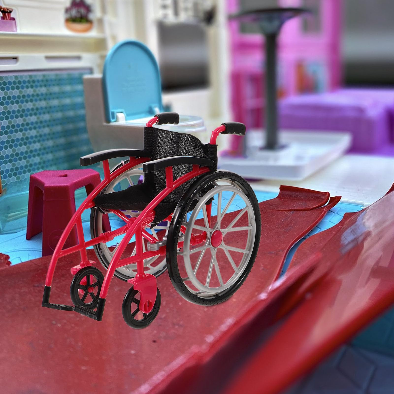 DOITOOL decorative wheelchair set sparks imaginative scenes in miniature worlds.