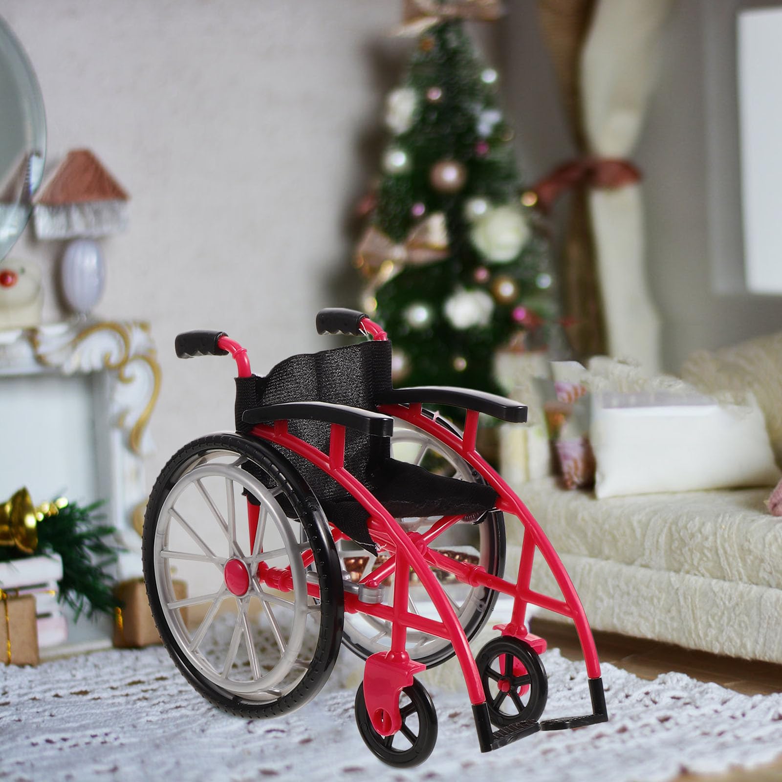 DOITOOL detailed dollhouse wheelchair enhances diorama realism and layouts.