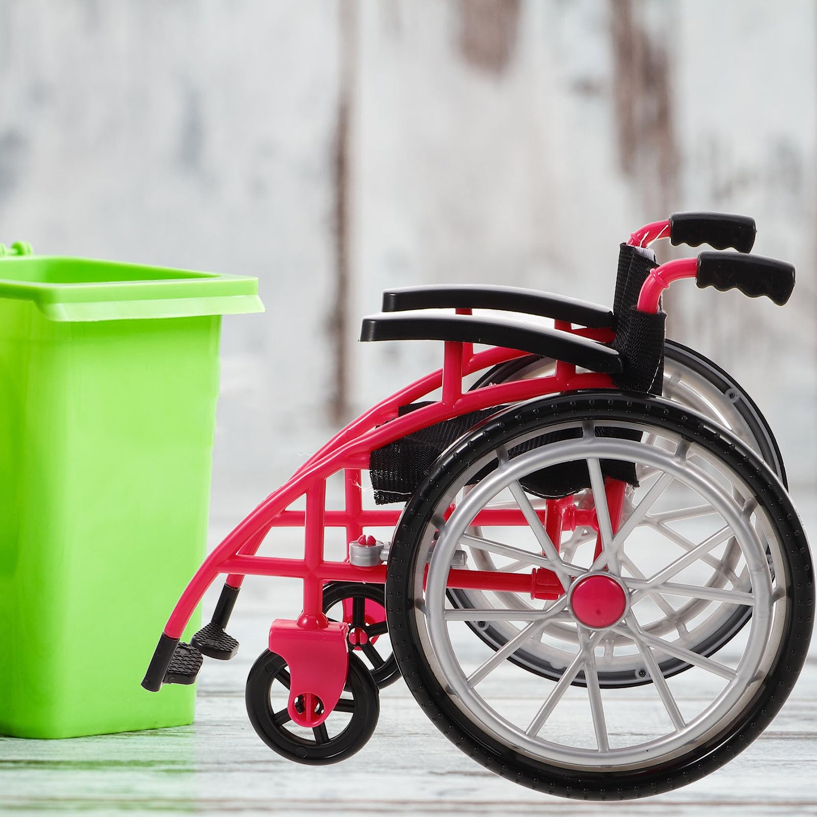 DOITOOL compact wheelchair model suitable for shelves and display cases.