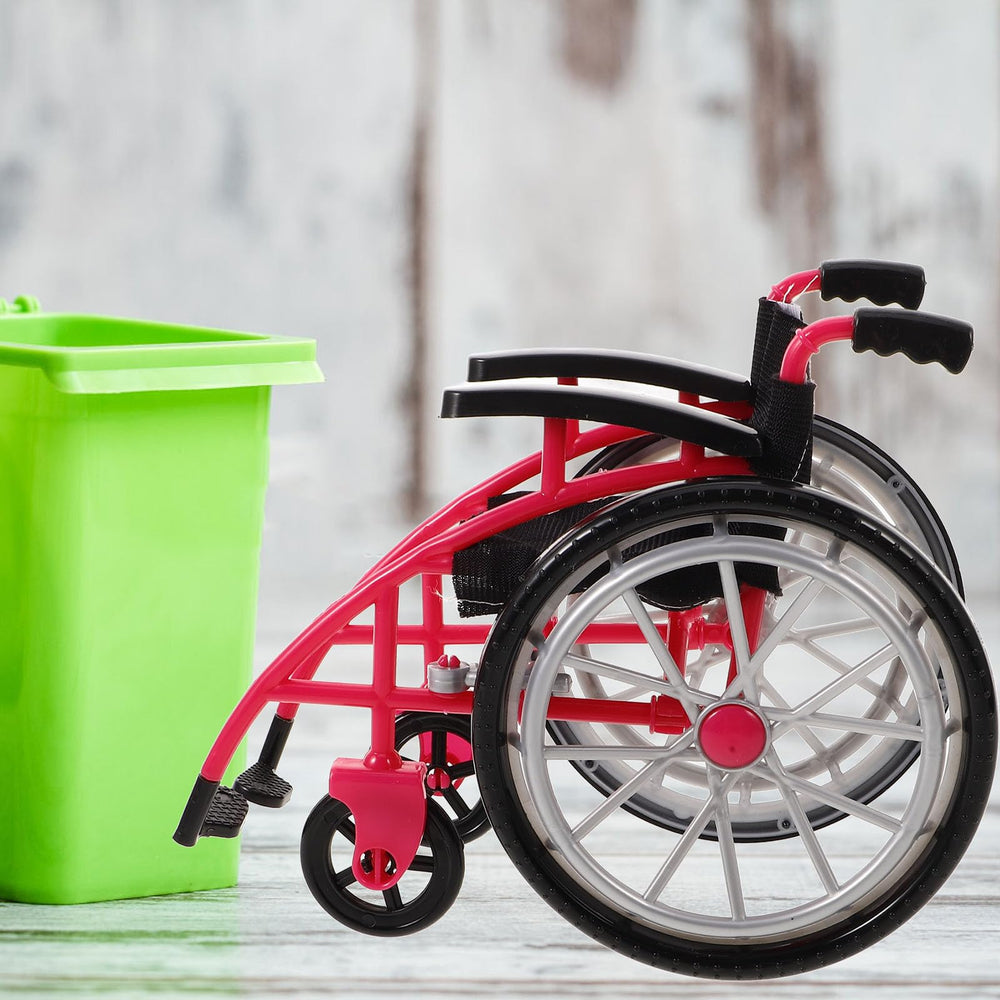 DOITOOL compact wheelchair model suitable for shelves and display cases.