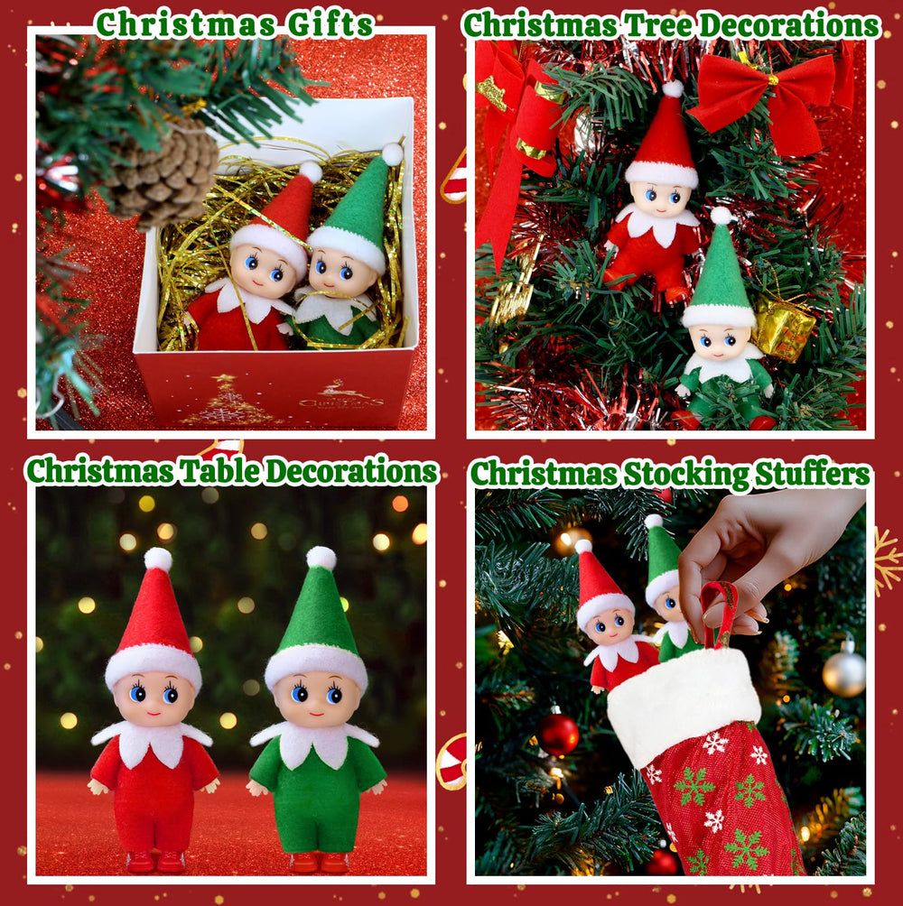 Dokeawo Christmas Tiny Elf Doll as festive party favor.