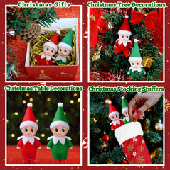 Dokeawo Christmas Tiny Elf Doll as festive party favor.