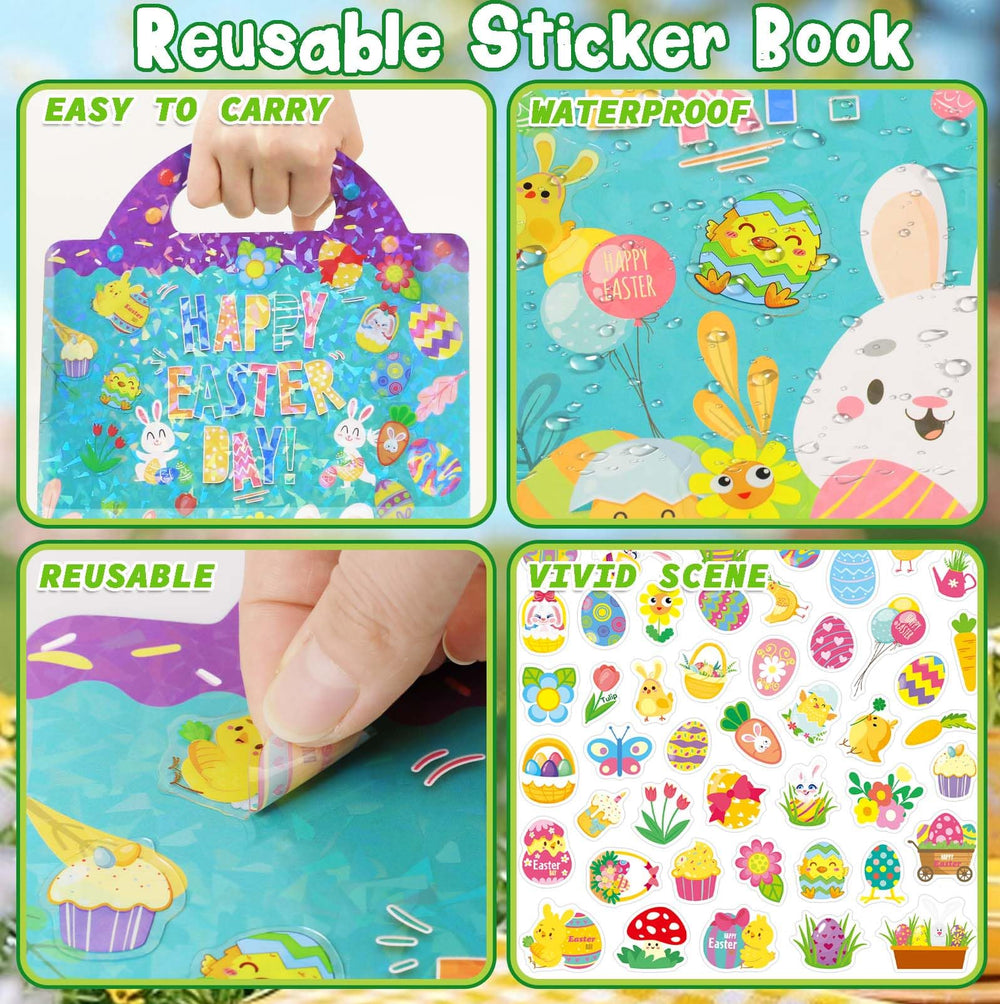 Dokeawo toddler travel book with handle—portable activity for car trips