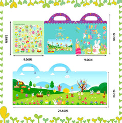 Dokeawo waterproof stickers—reusable for mess-free Easter crafts and play