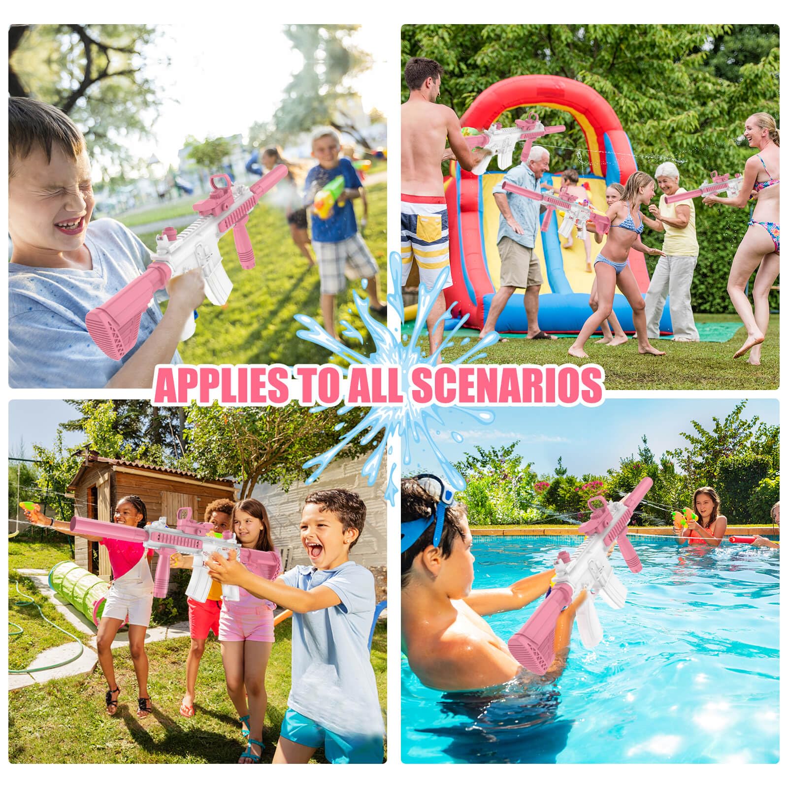 Dolanus water gun featuring battery protection for durable battles