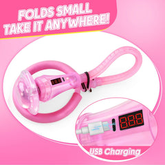 Dolanus skip toy slip-on ankle loop enables quick setup.