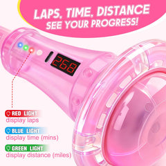 Dolanus skip toy soft PVC rod for comfortable, safe spins.