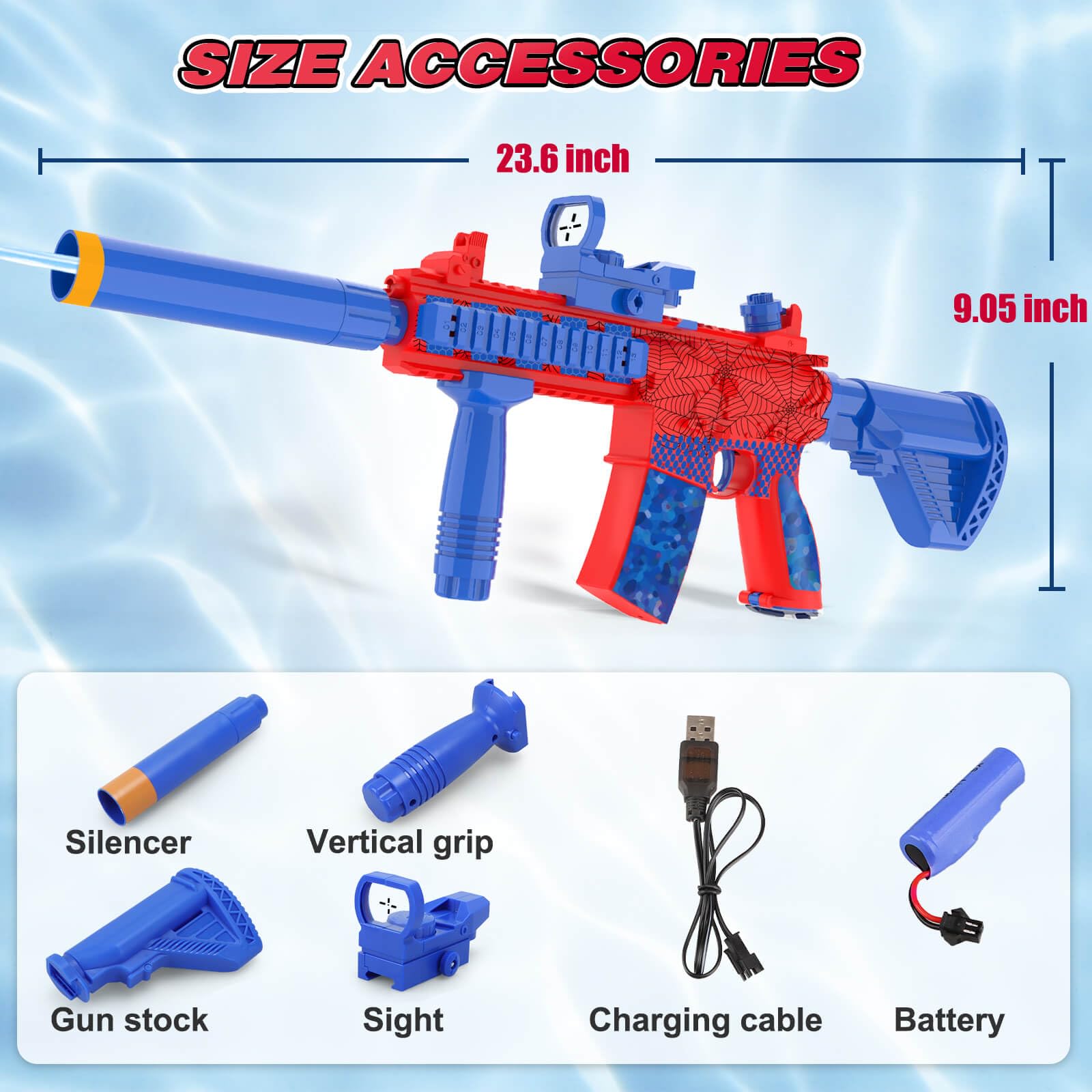 Dolanus Spider Water Blaster built to last through adventures.