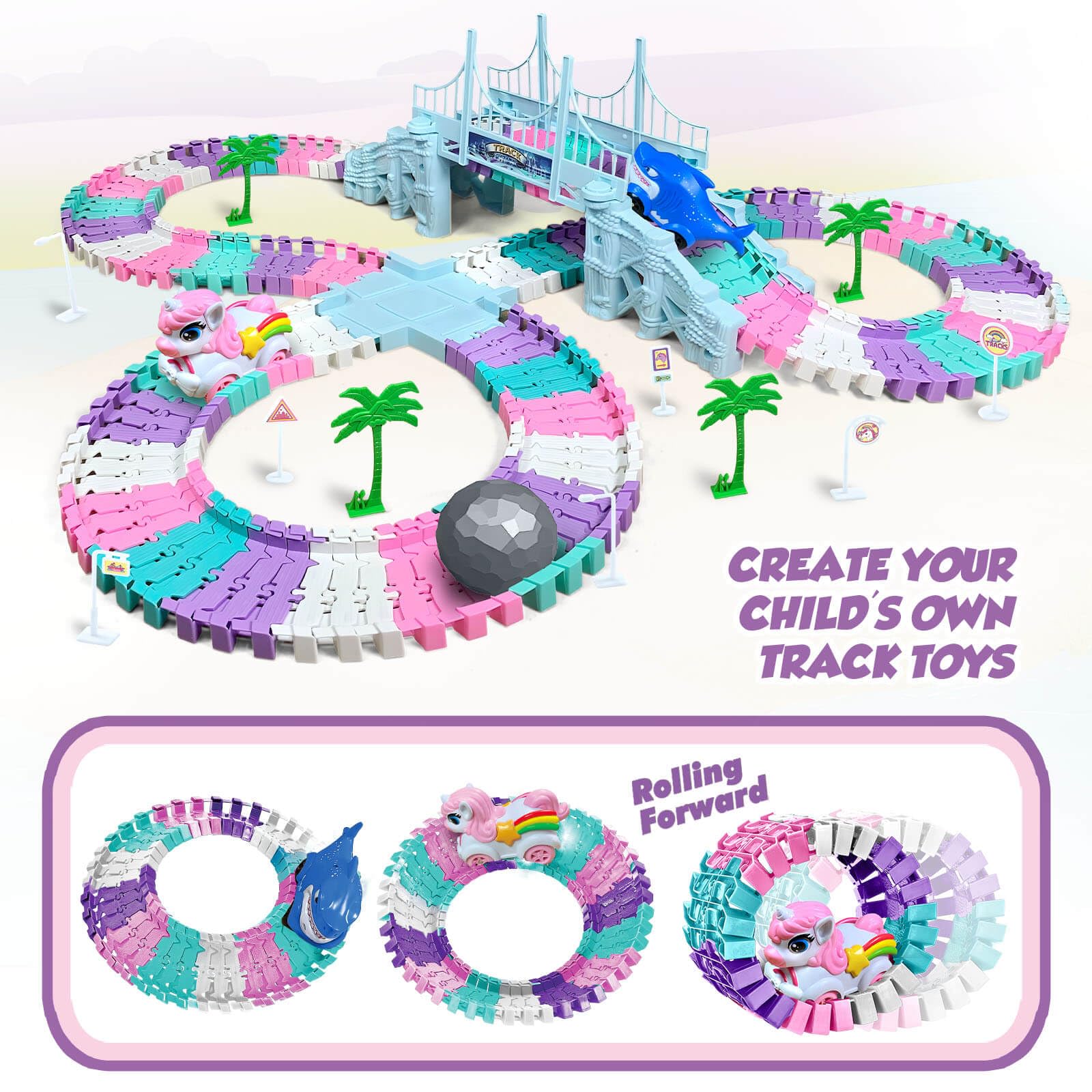 Dolanus Twist-Bend Assembly makes setup fun and simple for little hands.