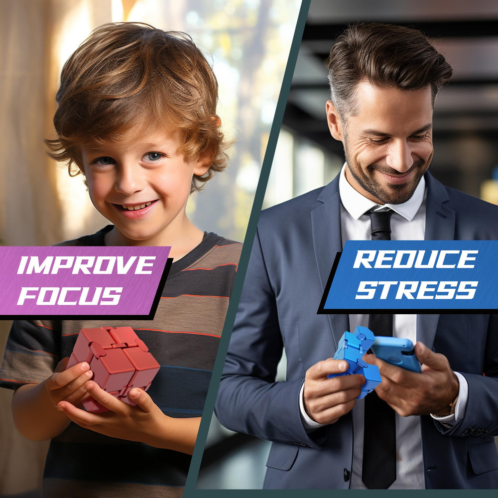 Dolasev Infinity Cube blue gift-ready for students and professionals.
