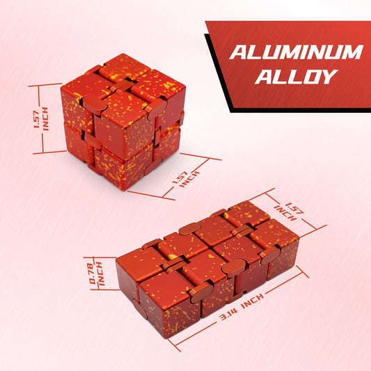 DOLASEV Infinity Cube with carrying case, portable to support focus anywhere.