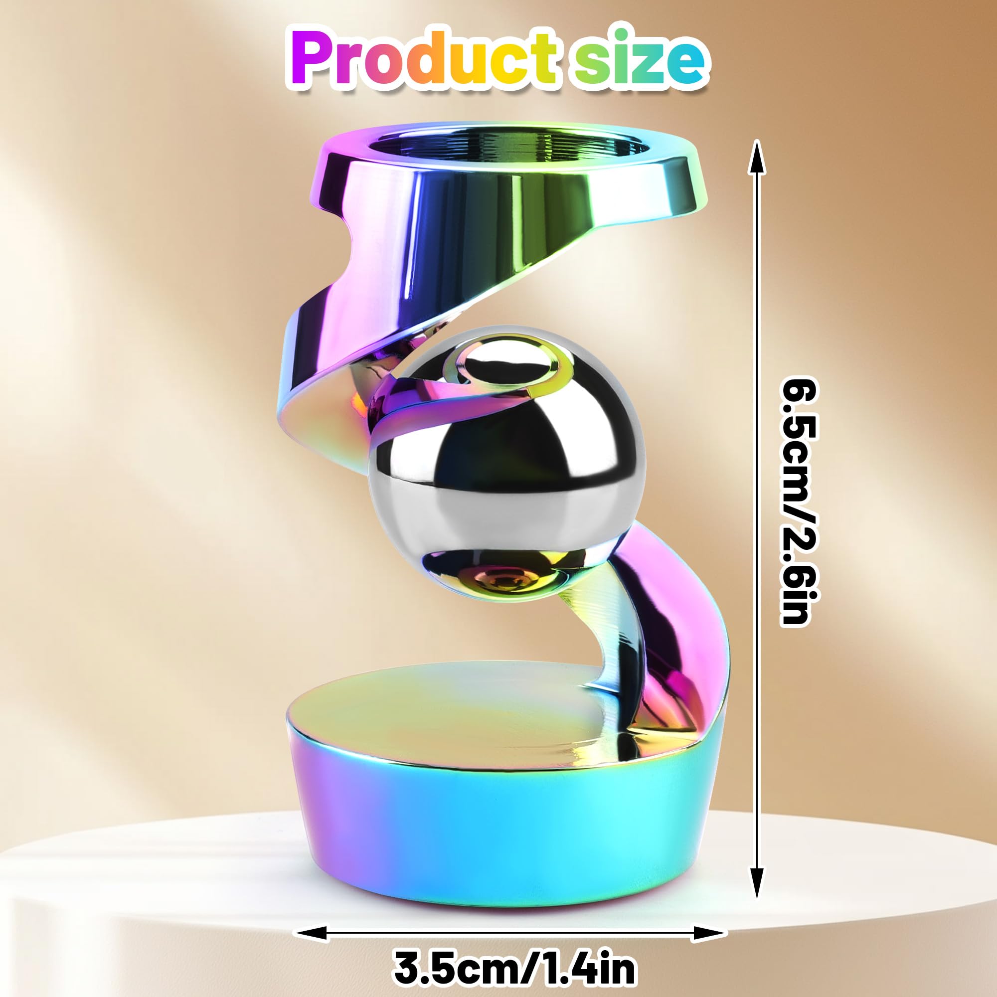 DOLASEV kinetic desk toy hand-feel metal finish for comfortable use.