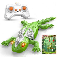DOLGZIS wall crawler gecko with glow eyes for exciting nighttime play