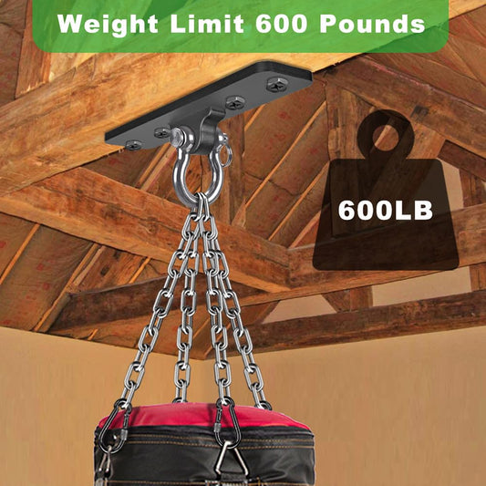 Dolibest ceiling anchor metal base ready for ceiling suspensions and aerial workouts.