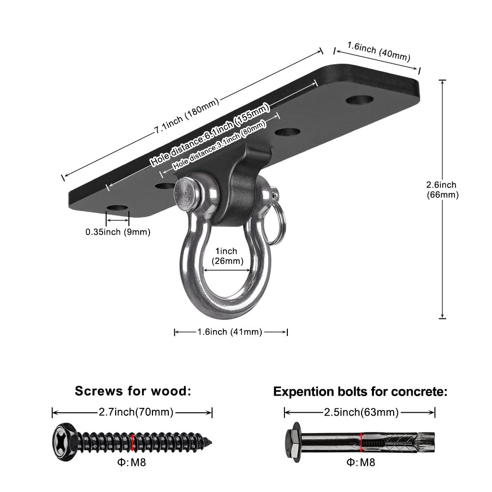 Dolibest hammock attachment ready for safe, comfortable relaxation or fitness.
