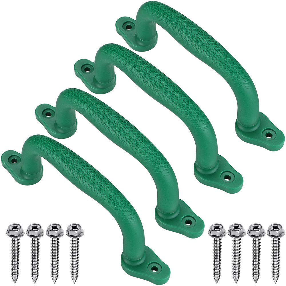 Dolibest safety playground handles set on a playset provide extra grip for climbing