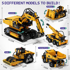 DOLIVE 5-in-1 STEM crane model for moving parts and engineering curiosity.
