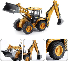 Dollox construction vehicle display in an office or shelf adds industrial style.
