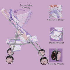 Dolls To Play foldable frame compact storage for easy travel and tidy spaces.