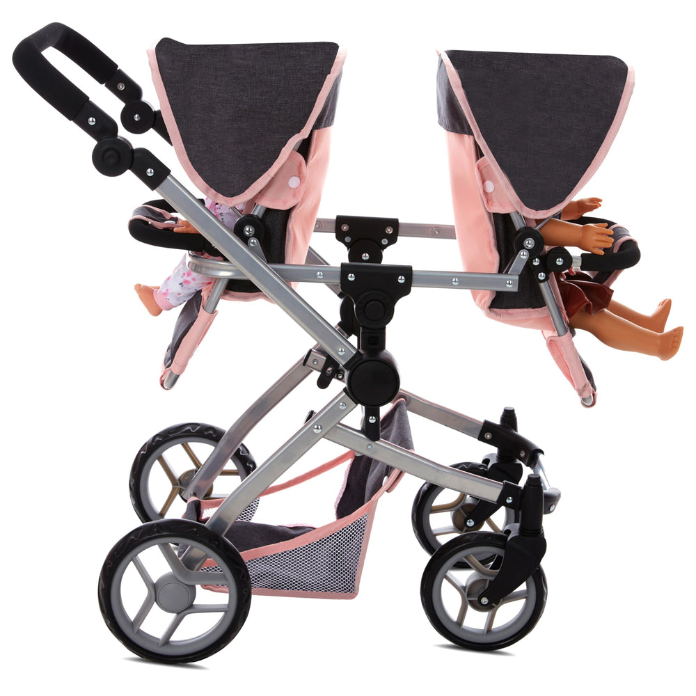 Dolls To Play storage basket keeps doll accessories within reach.