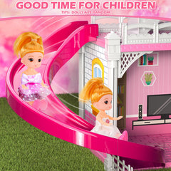 Doloowee dollhouse assembly steps illustrate beginner-friendly building play.