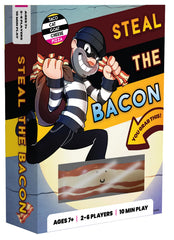 Dolphin Hat Games Steal The Bacon card game in action, a fast family-friendly party activity