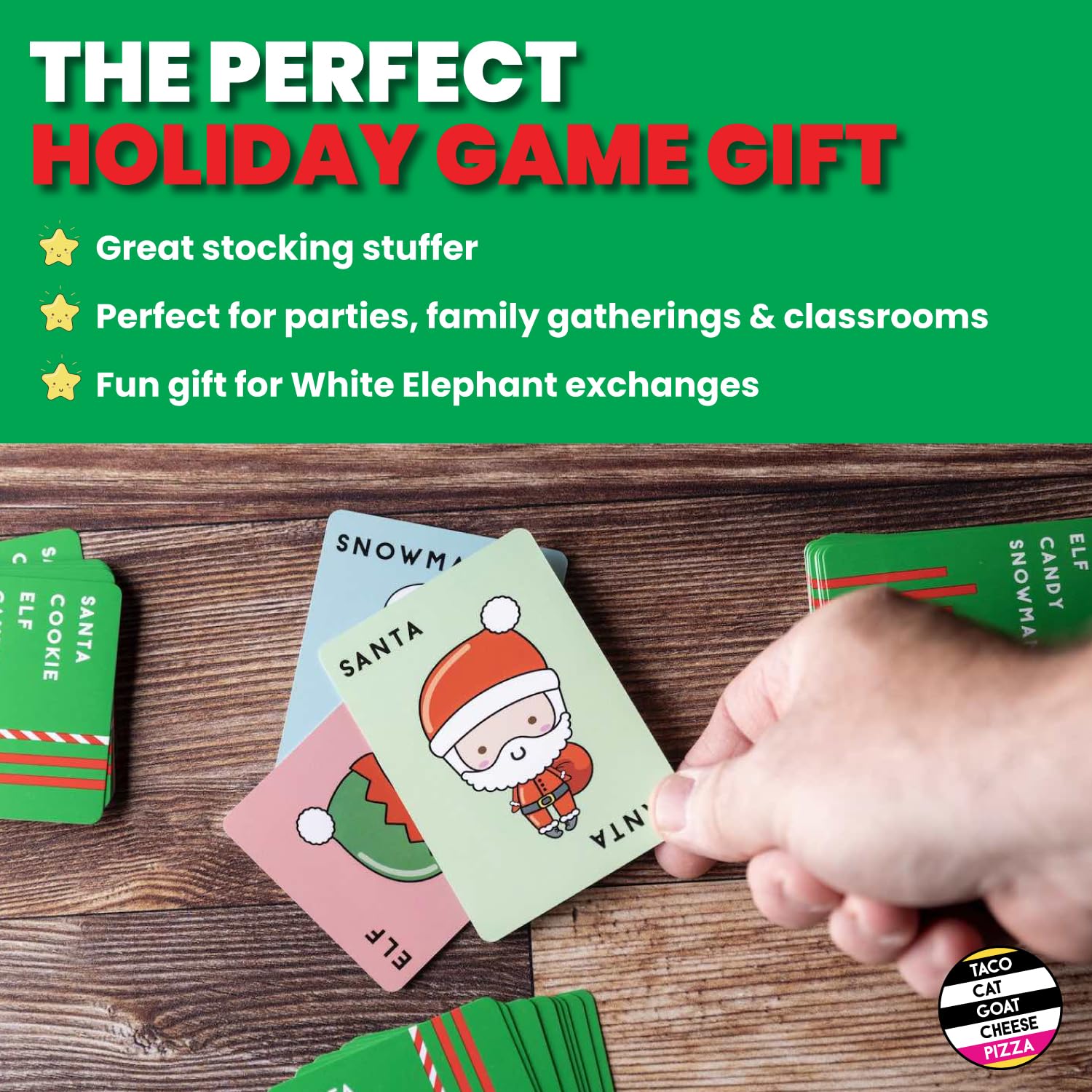 Dolphin Hat Games white elephant gift idea with affordable holiday fun