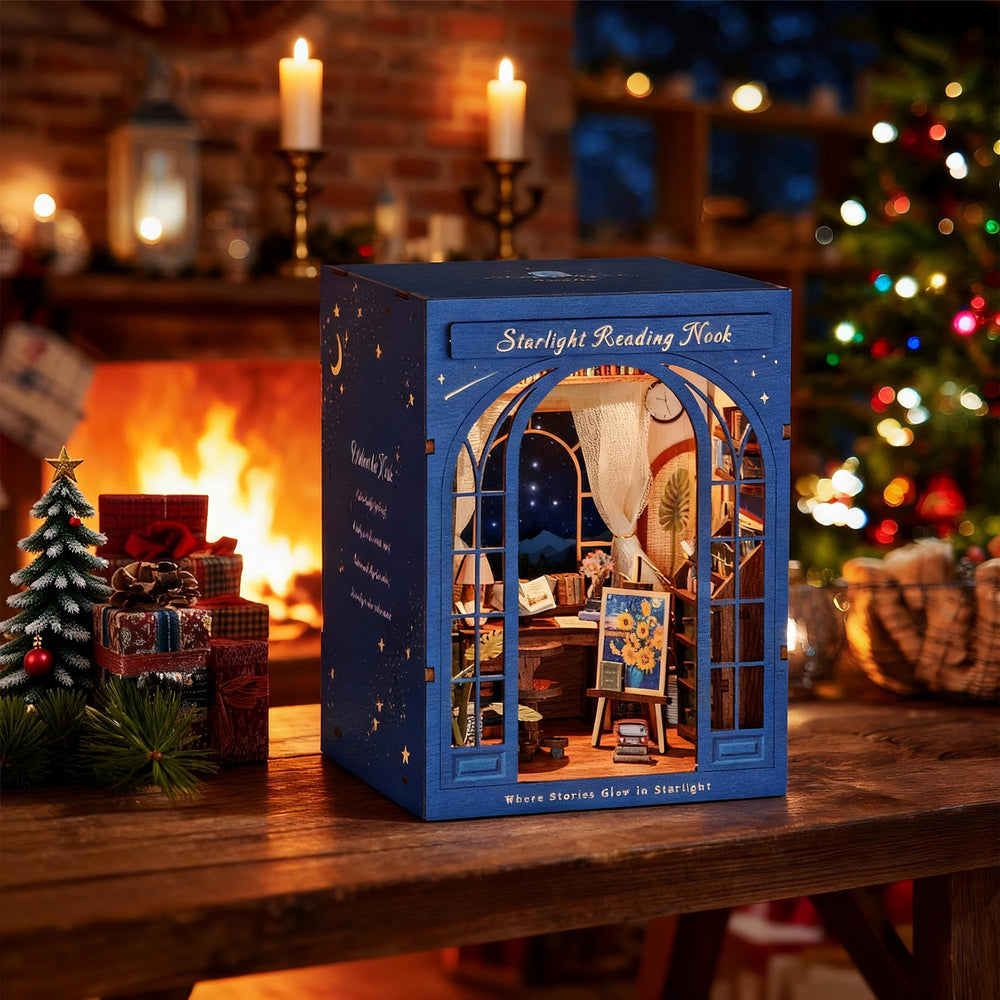 Dolphin Island desk or bookshelf display idea inspires cozy corners.