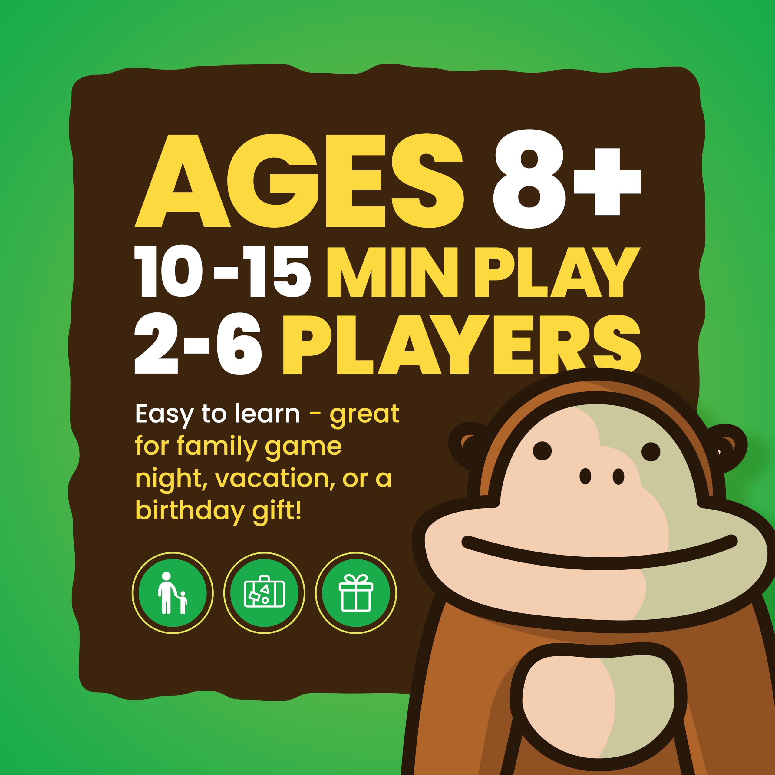 Dolphin Hat Games banana coconut tokens fuel lively, fast-paced play.