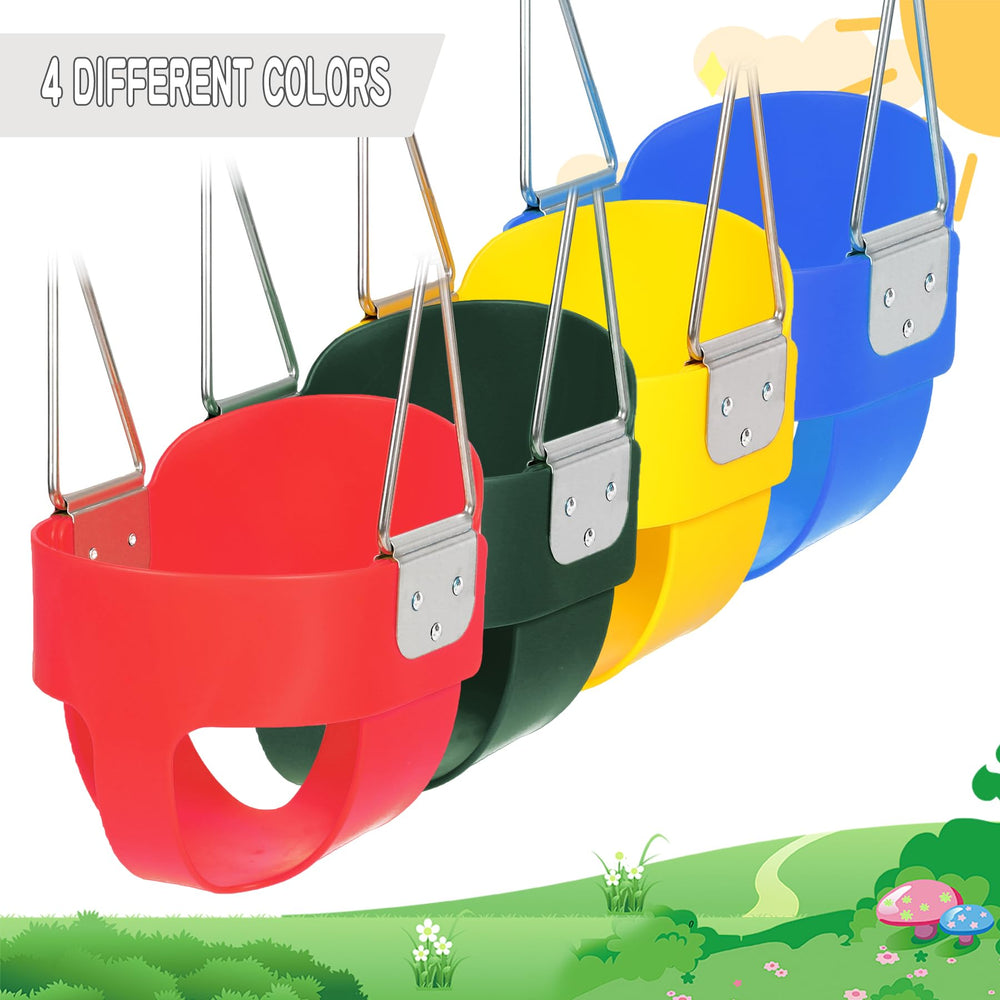 Domaker high-back design provides supportive seating for toddlers