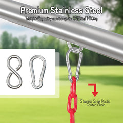 Domaker tree straps included for quick outdoor installation