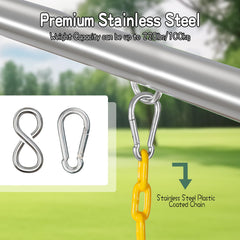 Domaker tree straps included enable quick, stable outdoor mounting.