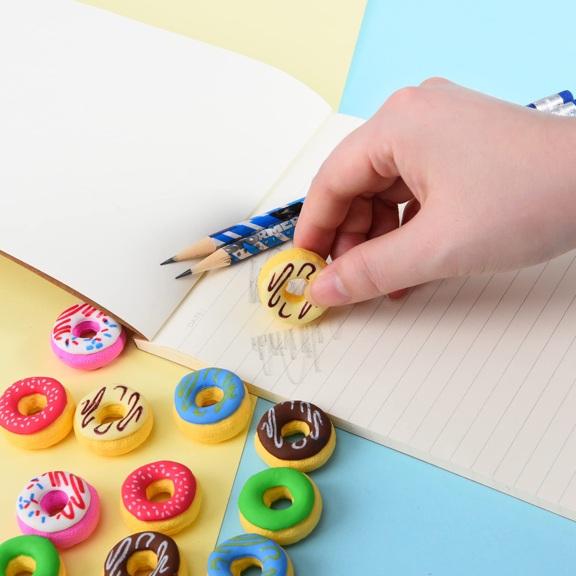 DOMG Donut Erasers: take-apart design sparks hands-on play